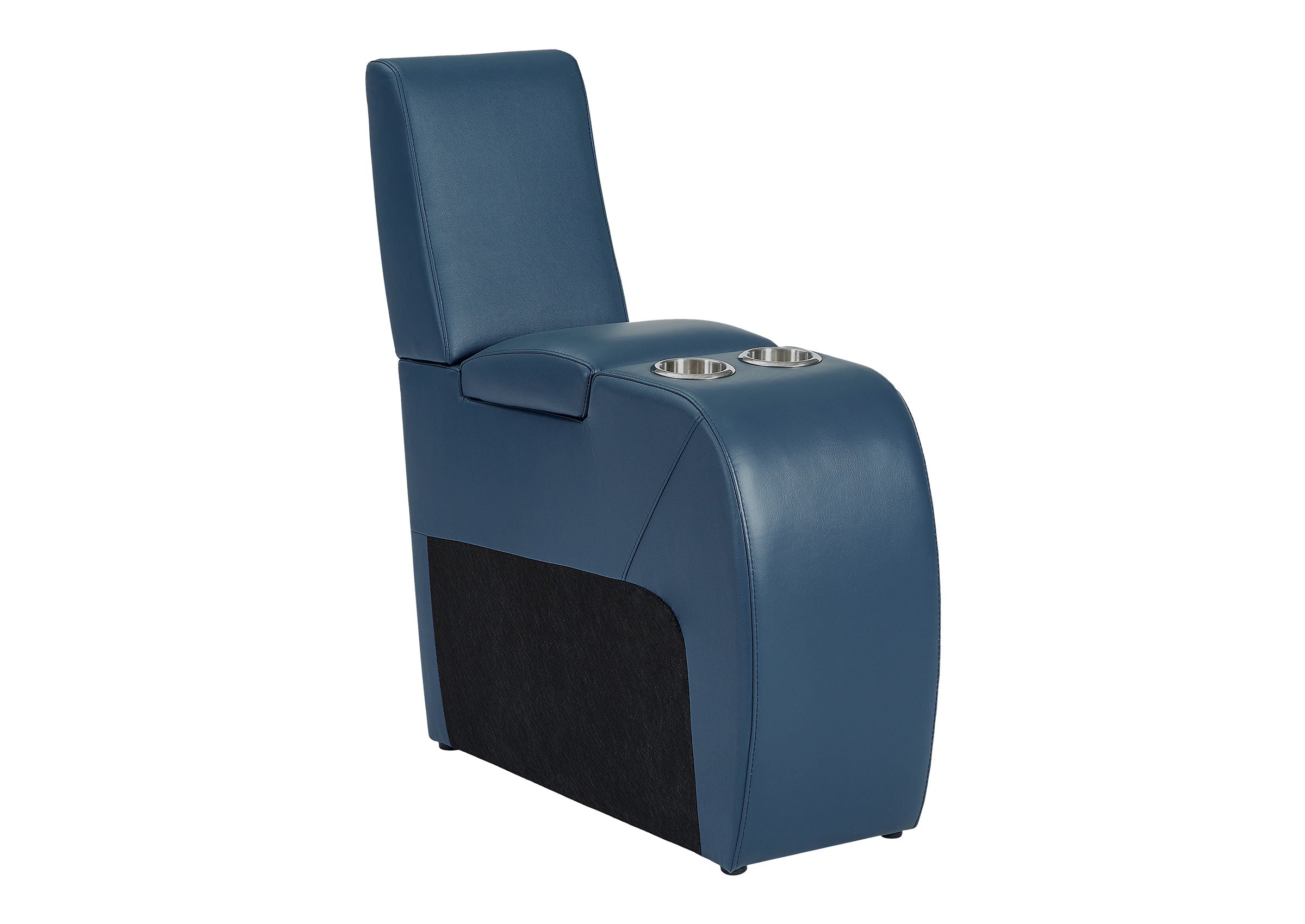 Weilianda Center Storage Console for Home Theater Seating | Large Armrest Storage, Wide Surface, 2 Cup Holders