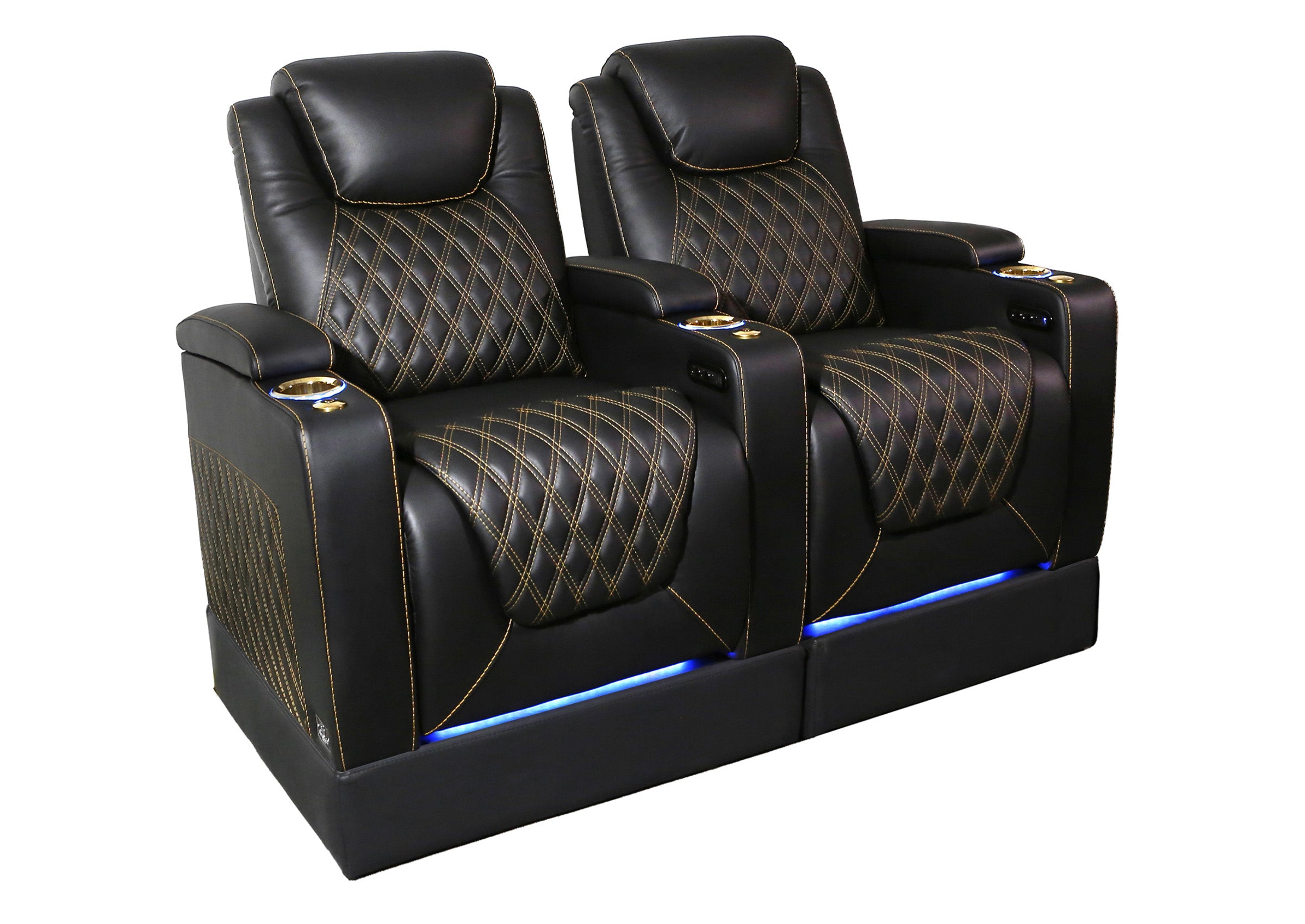 Weilianda LumiChic Riser Series 2-Seat Power Recliner | Adjustable Headrest & Footrest