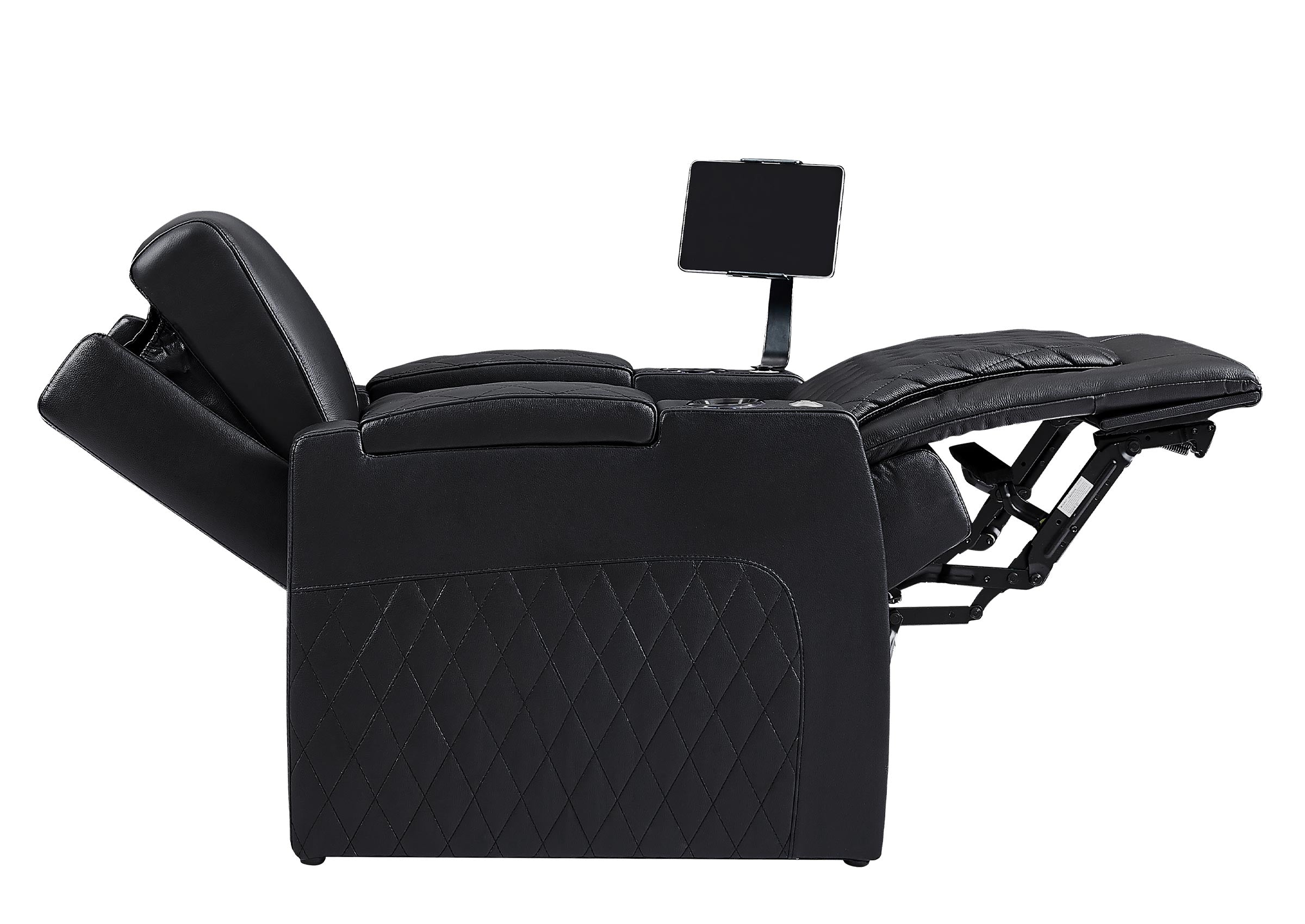 Weilianda 2025 Astronaut Series Zero Gravity Recliner for Home Theater With 7-color Ambient Lighting-Black