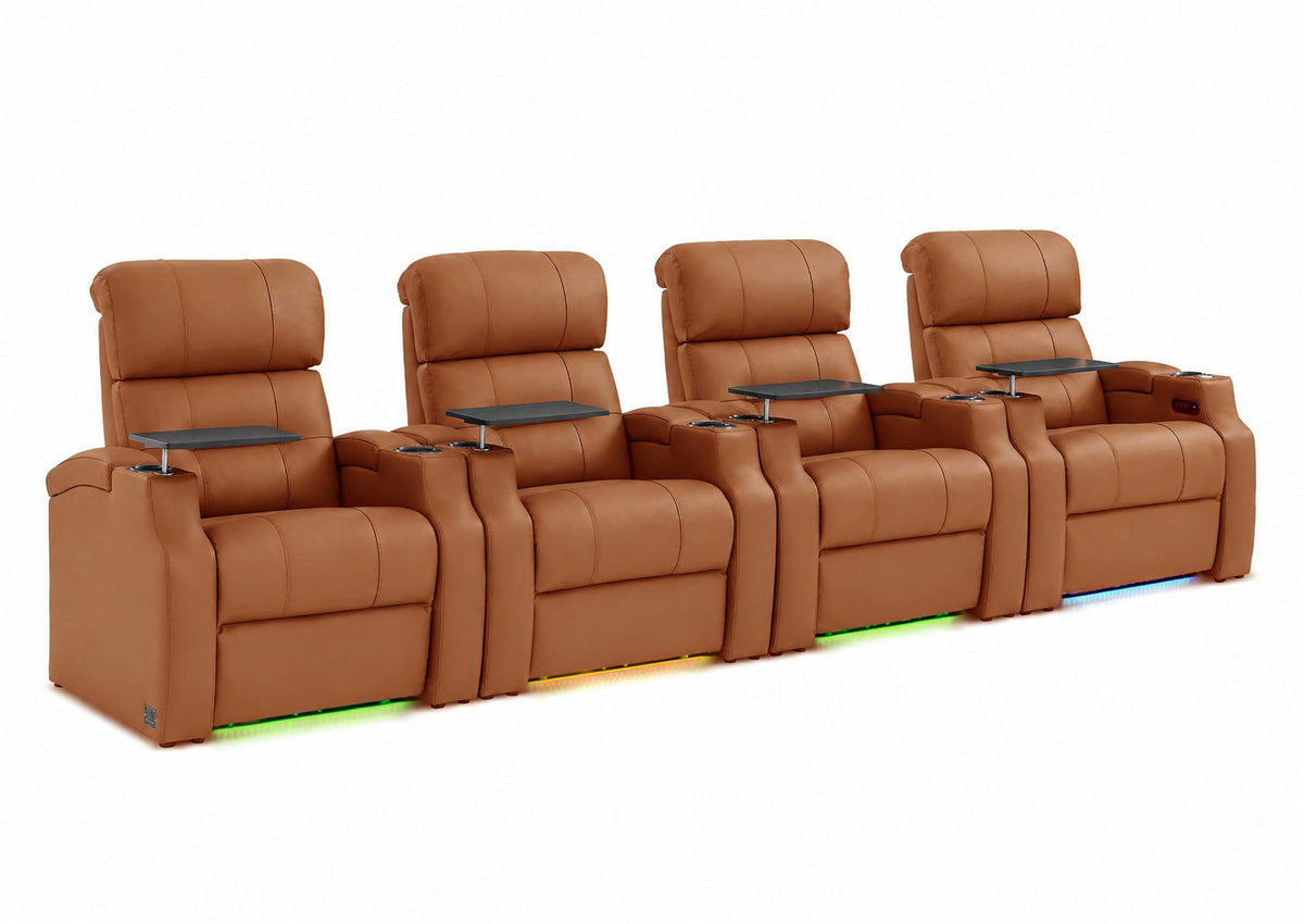Weilianda Vanguard Series Movie Room Recliner Sofa 4 Seats