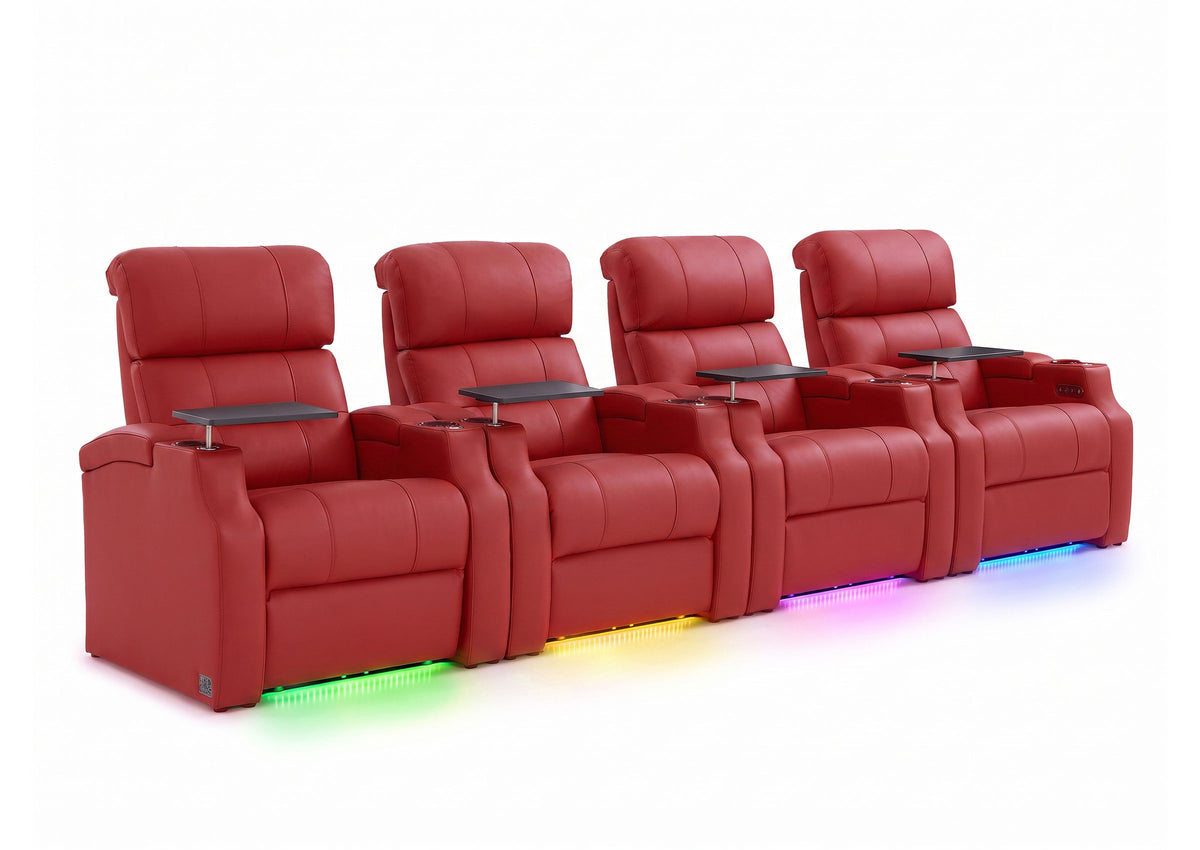 Weilianda Vanguard Series Movie Room Recliner Sofa 4 Seats