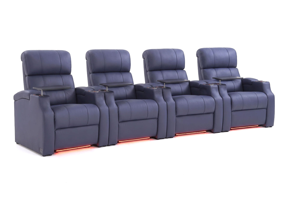 Weilianda Vanguard Series Movie Room Recliner Sofa 4 Seats