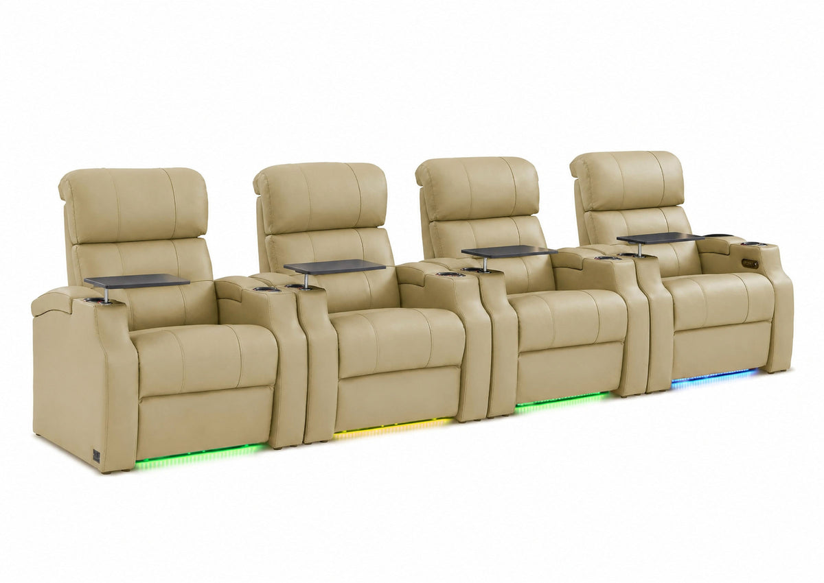 Weilianda Vanguard Series Movie Room Recliner Sofa 4 Seats