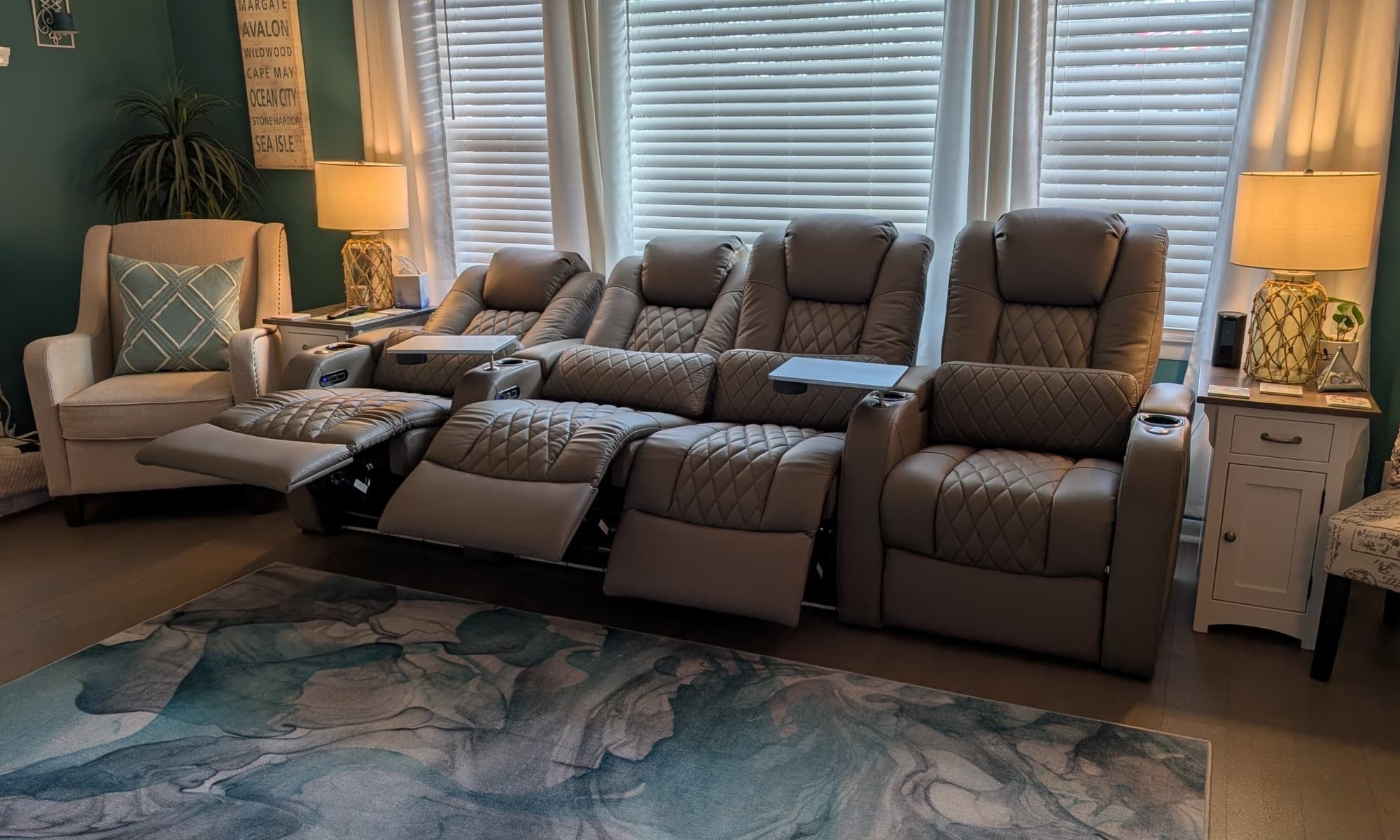 home Theater Seating 4-seat sofa review