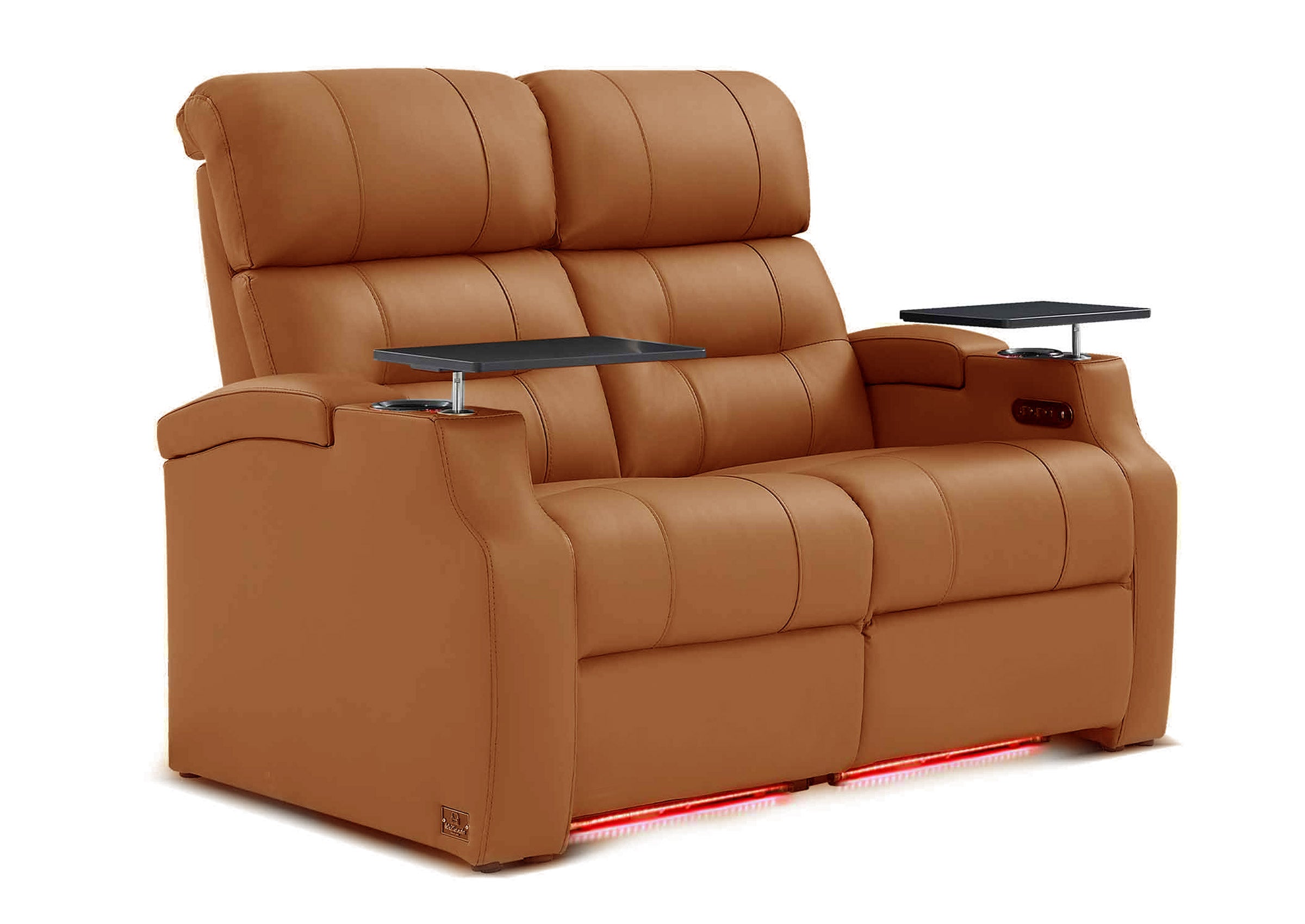 Weilianda Vanguard Power Reclining Loveseat Movie Theater Couch