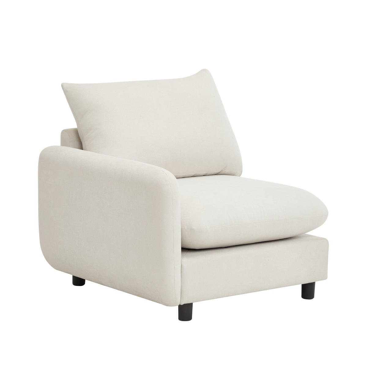 99 in. 3-Piece Modular Free Combination Sectional Sofa Couch