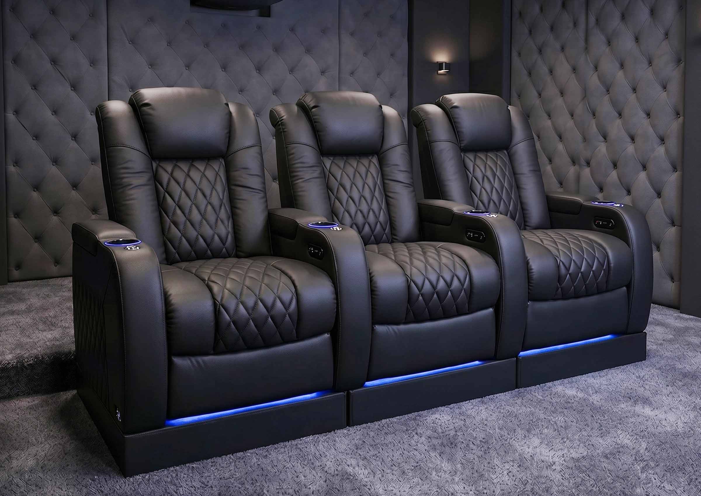 Weilianda FortLux Riser Series Three Seat Leather Recliner | Zero Gravity Seating