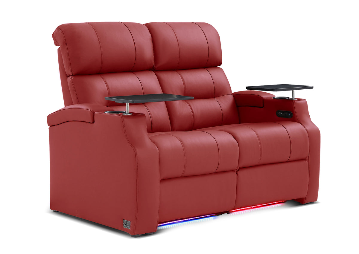 Weilianda Vanguard Power Reclining Loveseat Movie Theater Couch