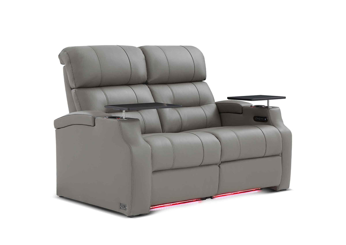 Weilianda Vanguard XL Series Two Seat Home Theater Seating | Generous Space & Adjustable Power Headrest