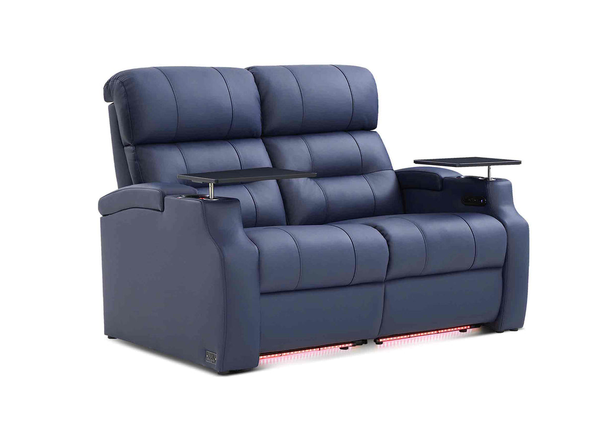 Weilianda Vanguard XL Series Two Seat Home Theater Seating | Generous Space & Adjustable Power Headrest