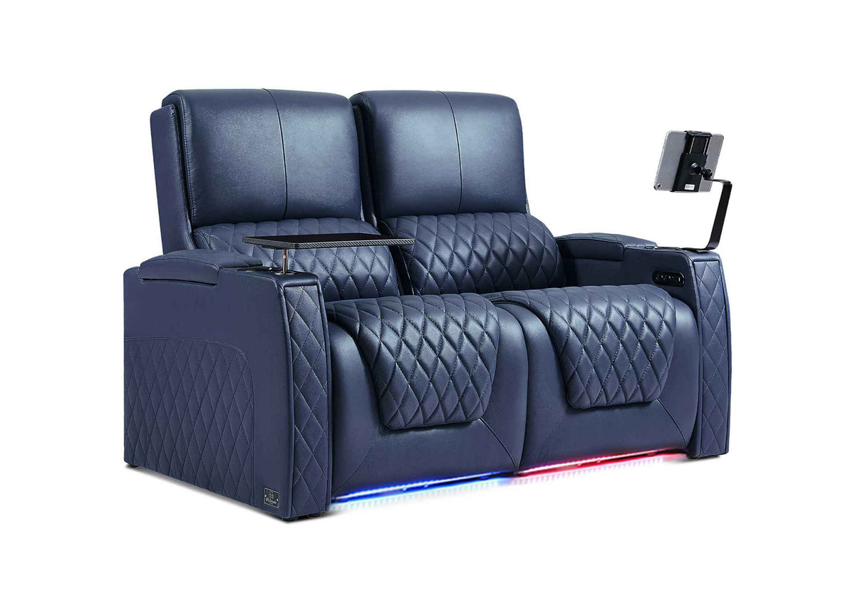 Weilianda AstroUltra XL Series – Big & Tall Design Two Seat Recliner Seats | Power Headrest for Media Room
