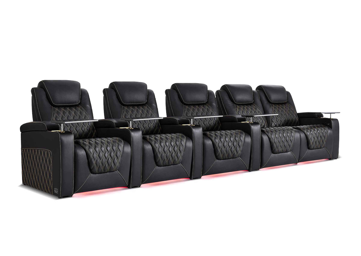 Weilianda Chic XL Series 5-Seat Electric Reclining Chair | Roomy Comfort & Multi-Color Ambient Lighting