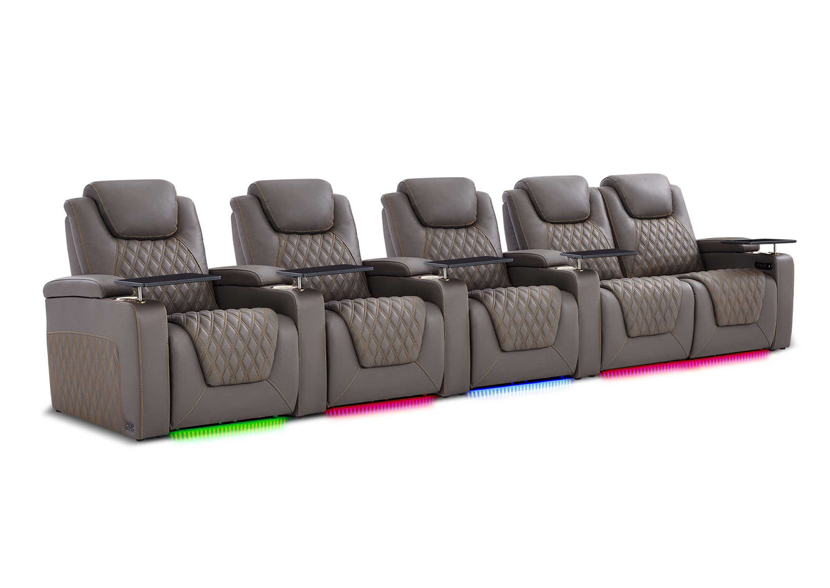 Weilianda Chic XL Series 5-Seat Electric Reclining Chair | Roomy Comfort & Multi-Color Ambient Lighting