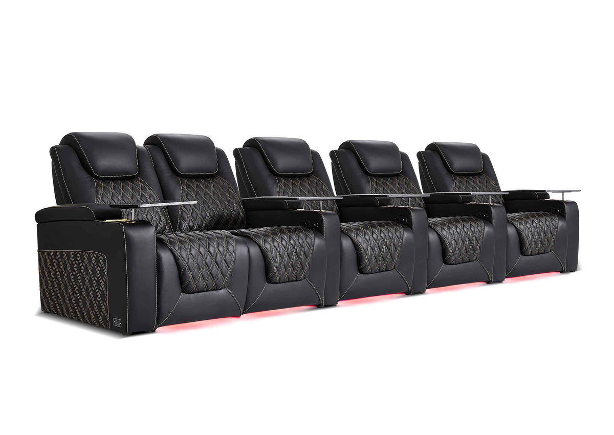 Weilianda Chic XL Series 5-Seat Electric Reclining Chair | Roomy Comfort & Multi-Color Ambient Lighting