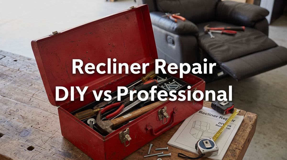 Recliner Repair DIY vs Professiona