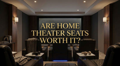 ALT：Home theater seats arranged for comfortable long movie viewing