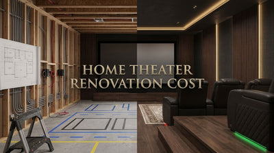Home theater renovation cost planning for a media room and dedicated theater
