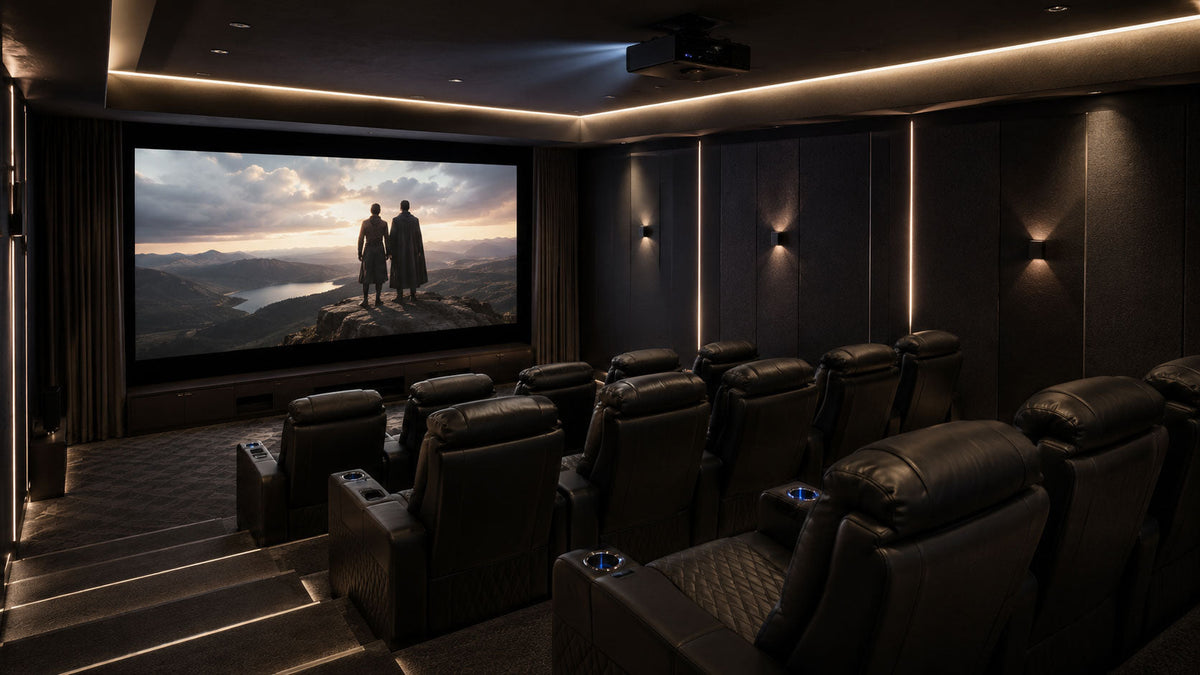 Establish visual understanding of projection in cinema environment