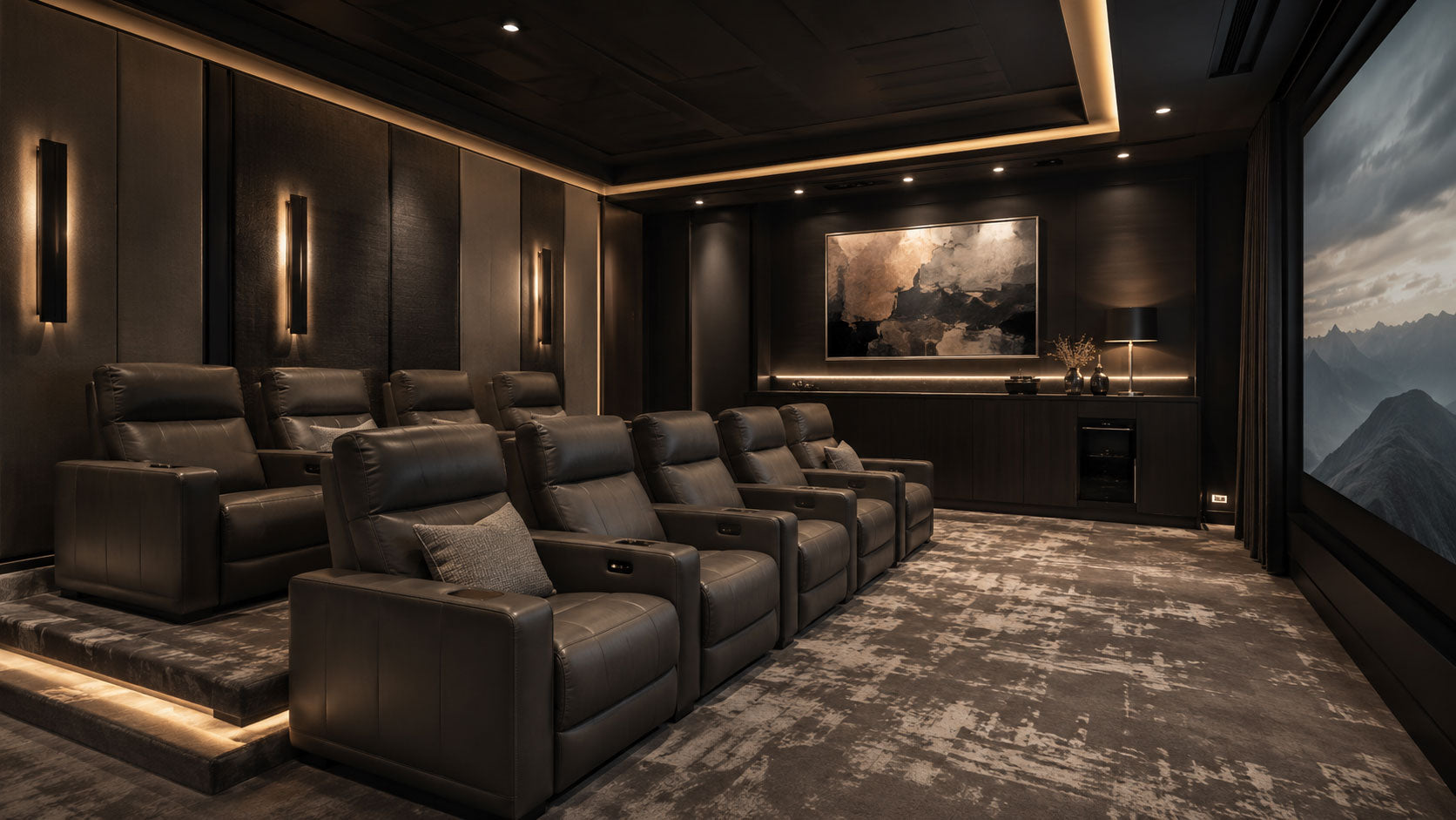 theater seating designed for interior design projects
