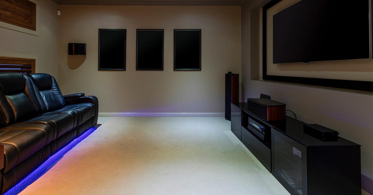 soundproof home theater wall layers with decoupling