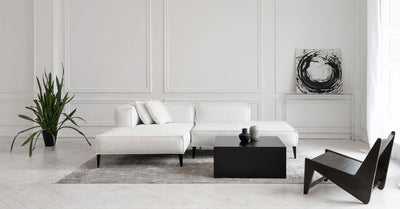 White modern modular sofa