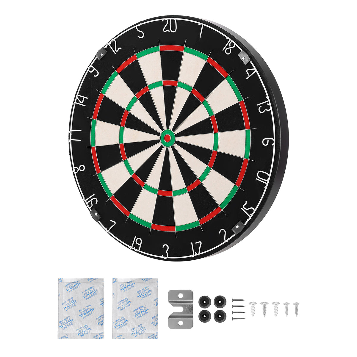 Professional Self-Healing Sisal Dartboard with Blade Wire, 17.7"