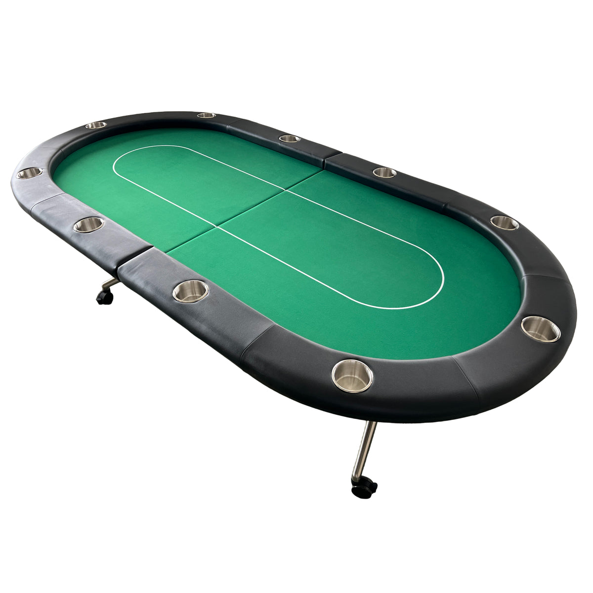 INO Design 94" Fodable Poker Table for 10 players, Green