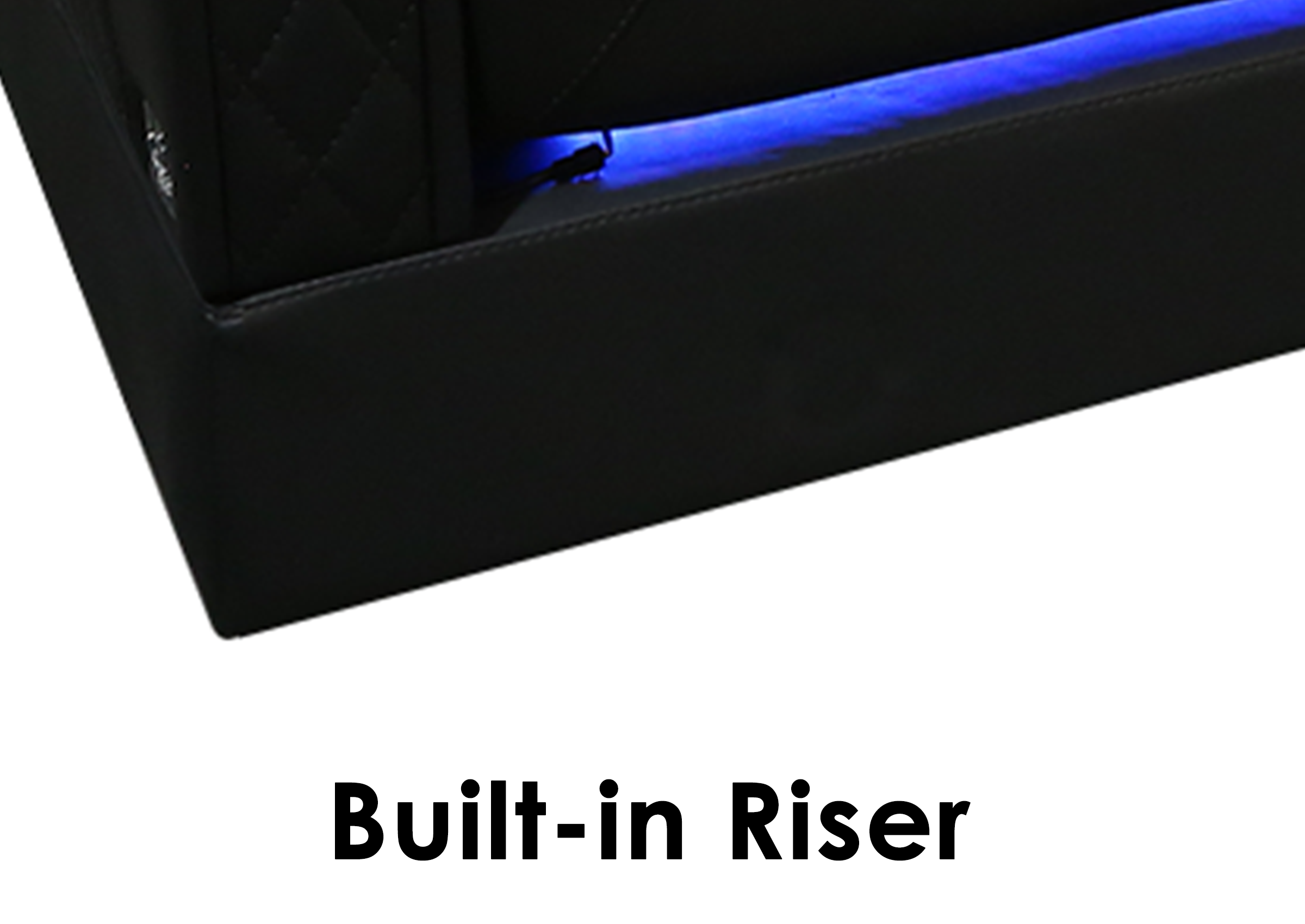 Weilianda AstroUltra Riser Series Single Power Ergonomic Recliner | Ambient Lighting for Movie Night