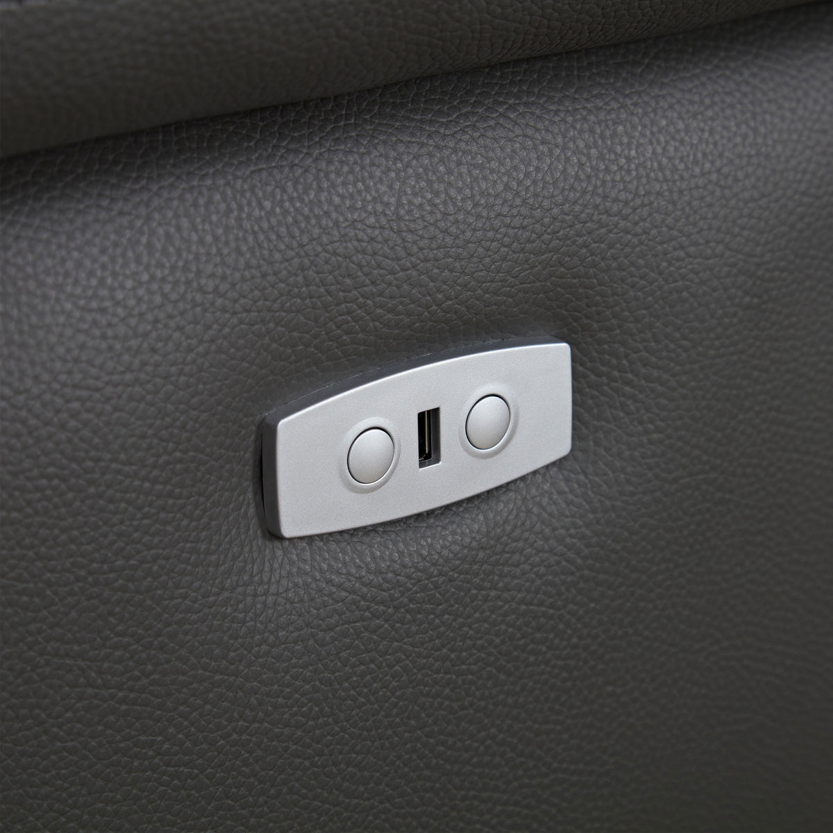 Premium L-Shaped Power Reclining Leather Sectional with USB, Headrests & Footrests
