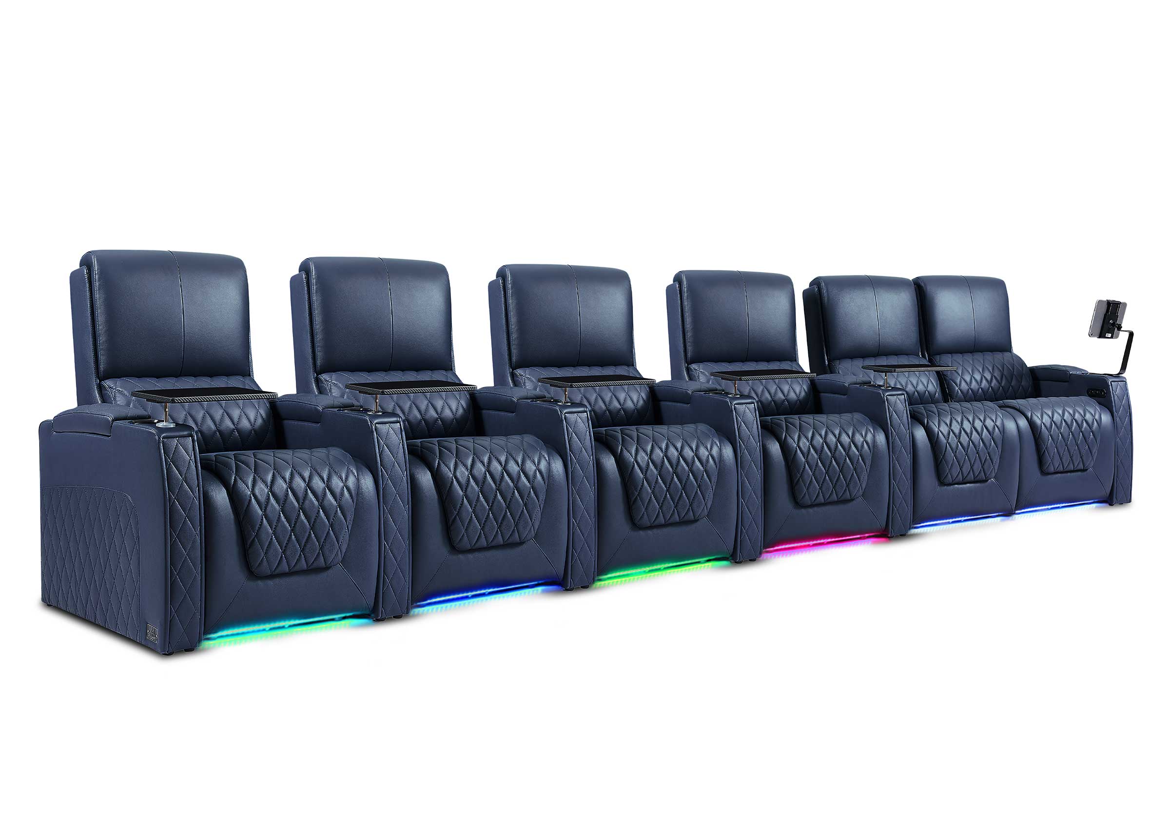 OPENED BOX-CLOSEOUT! Premium Leather Theater Seats for Media Room | Zero Gravity Recliner