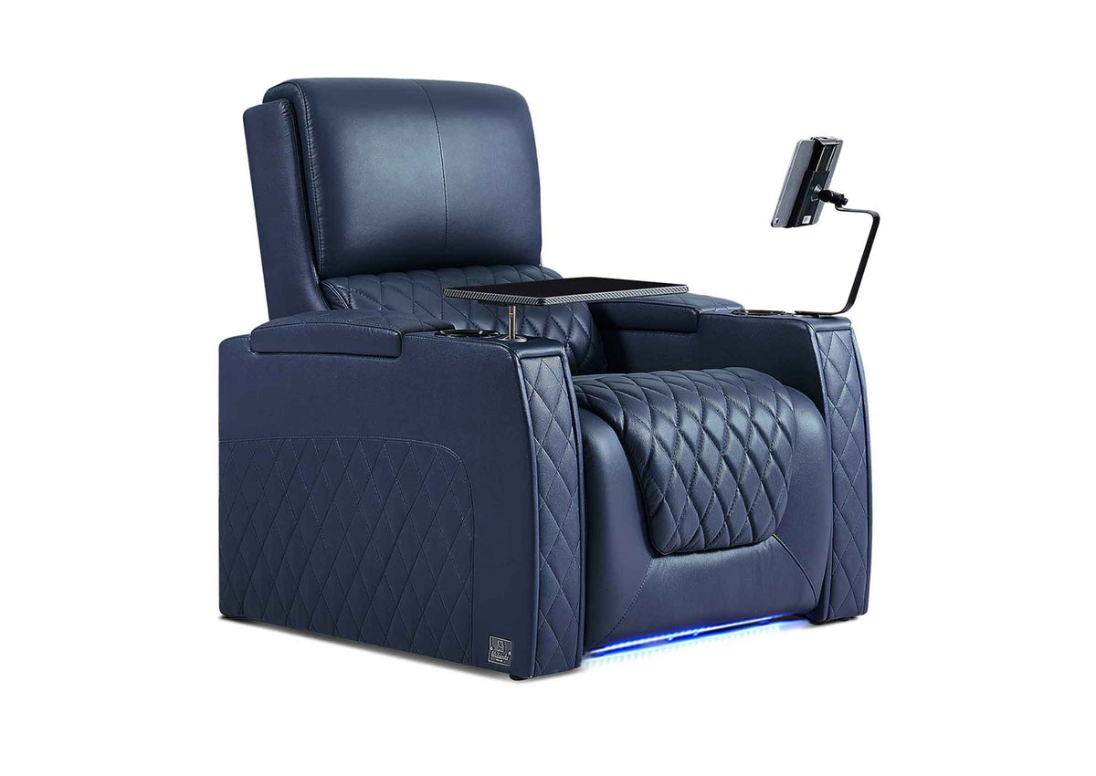 Weilianda AstroUltra XL Series – Big & Tall Design Single Home Cinema Recliner | Zero Gravity Seating & Ambient LED Lights