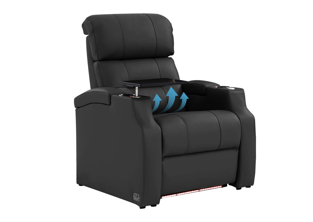 Weilianda Vanguard Lumbar Series Single Power Recliner with Built-In Lumbar Support