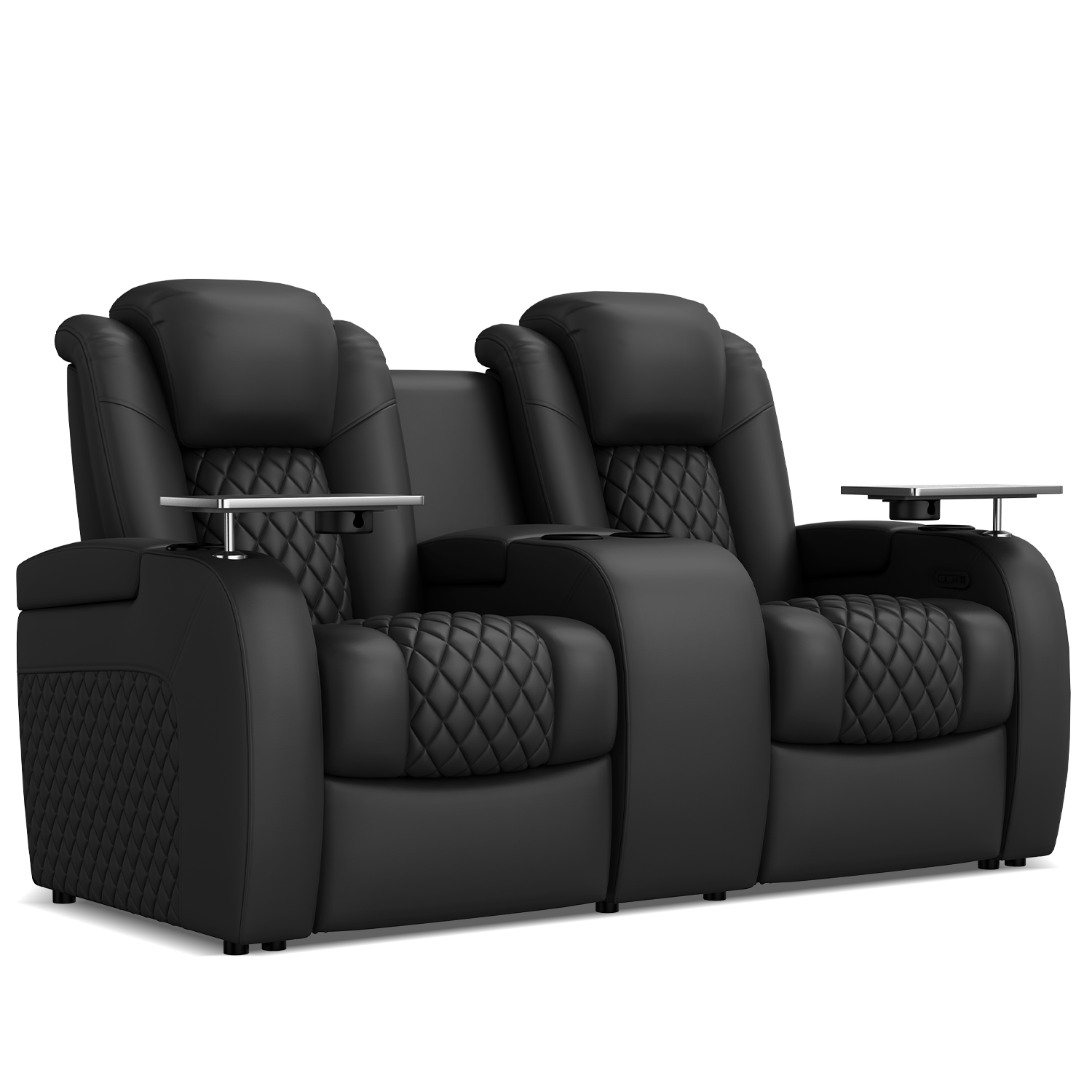 Center Storage Console for Home Theater Seating Recliner Sofa