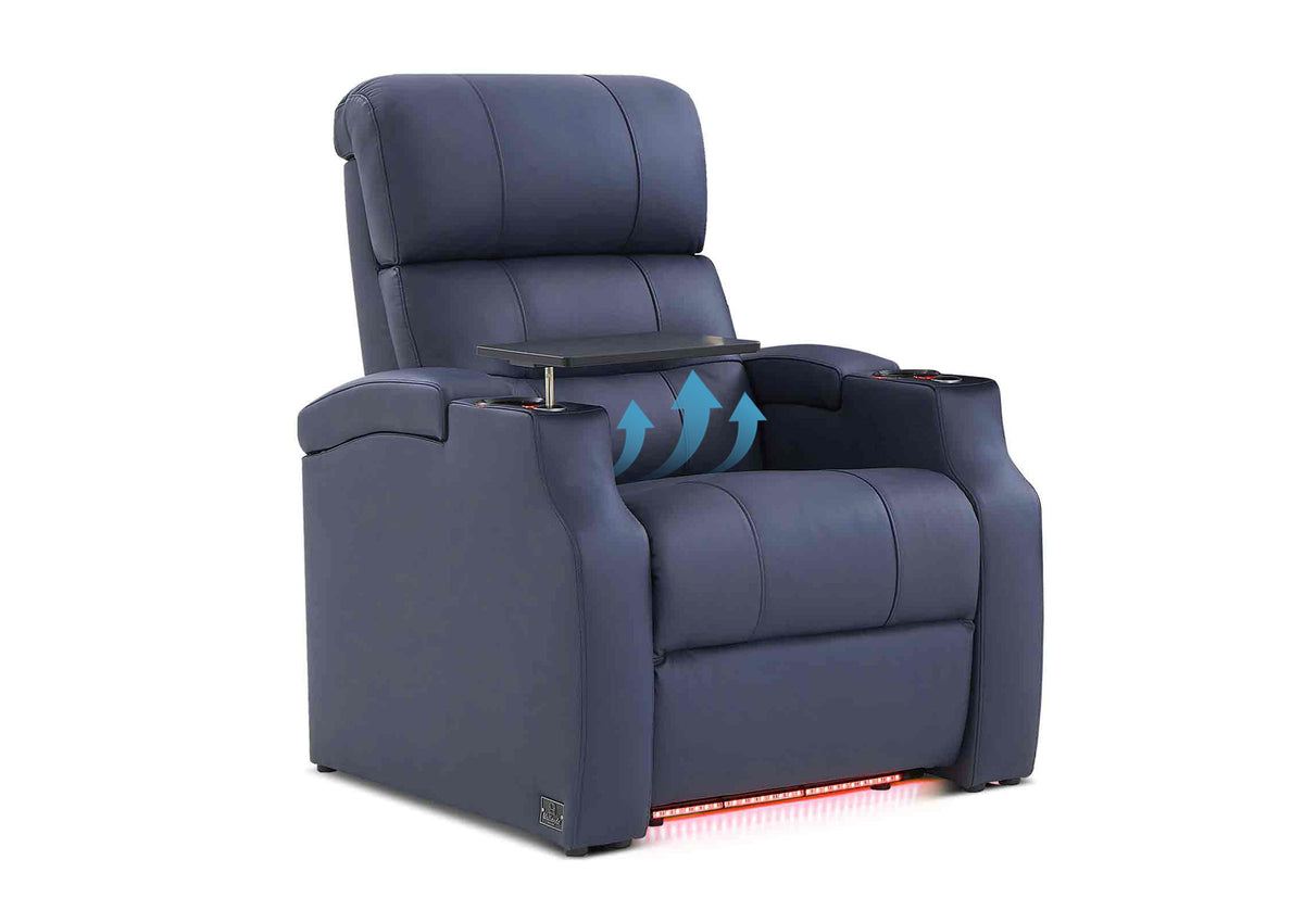 Weilianda Vanguard Lumbar Series Single Power Recliner with Built-In Lumbar Support