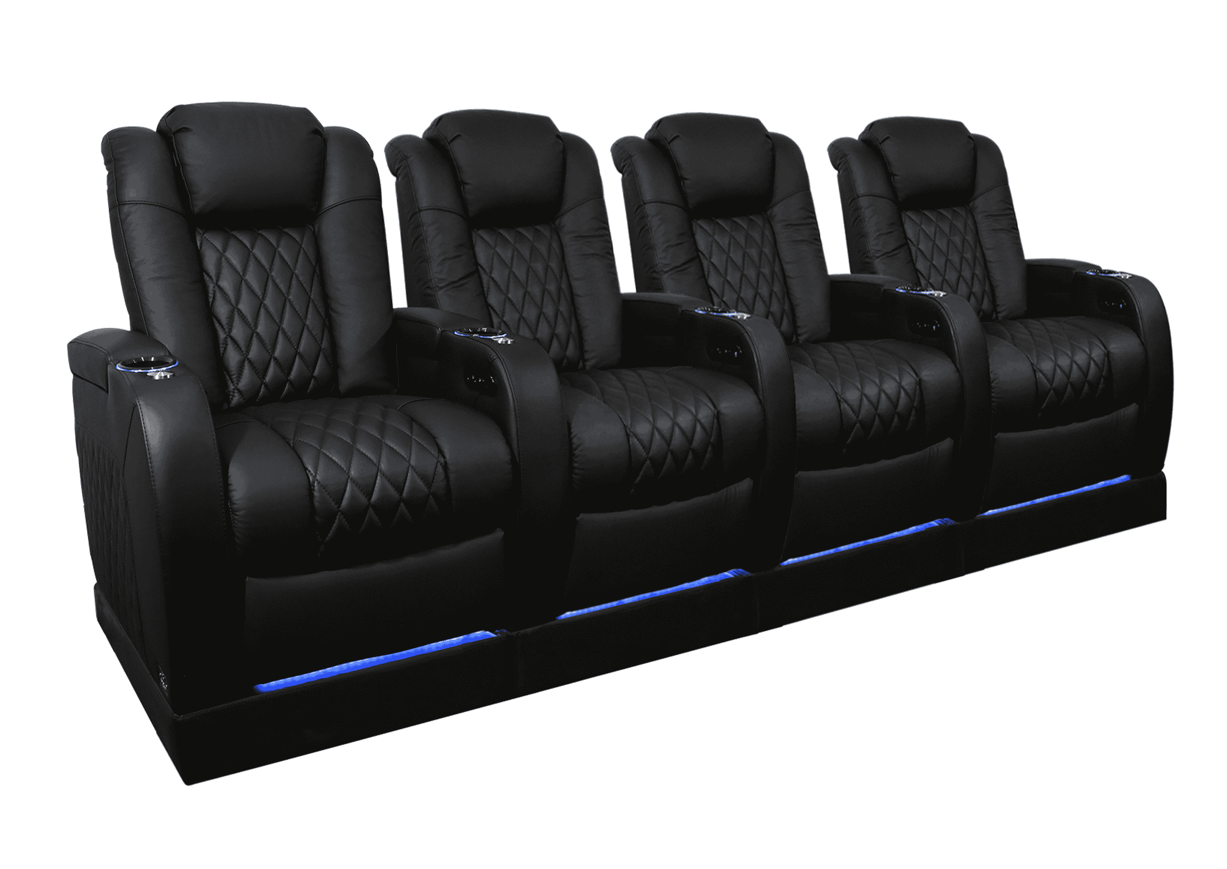 Weilianda FortLux Riser Series 4-seat Home Cinema Sofa | 7 Color LED Lighting