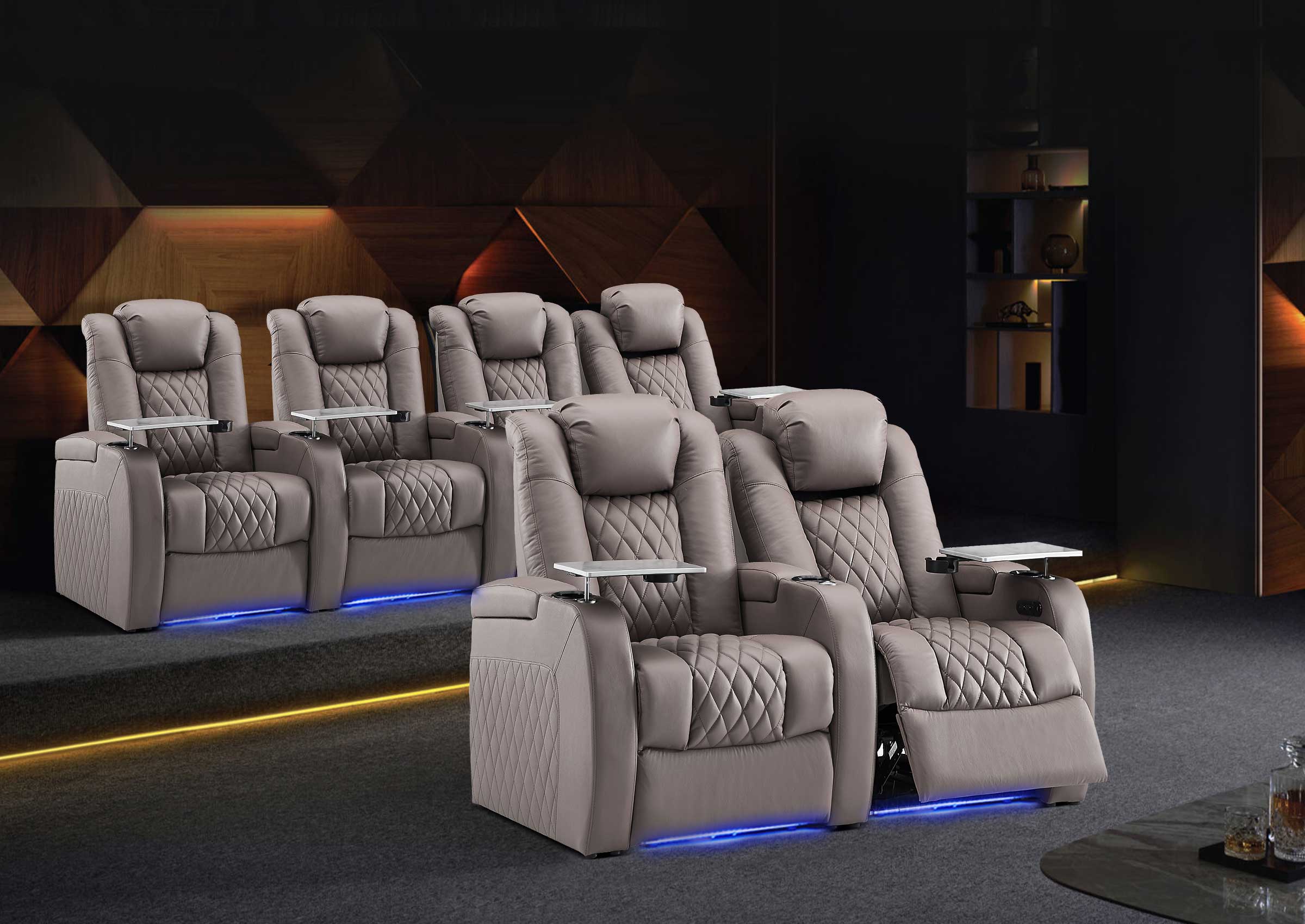 Luxury Series 5 seat Movie Theater Sofa