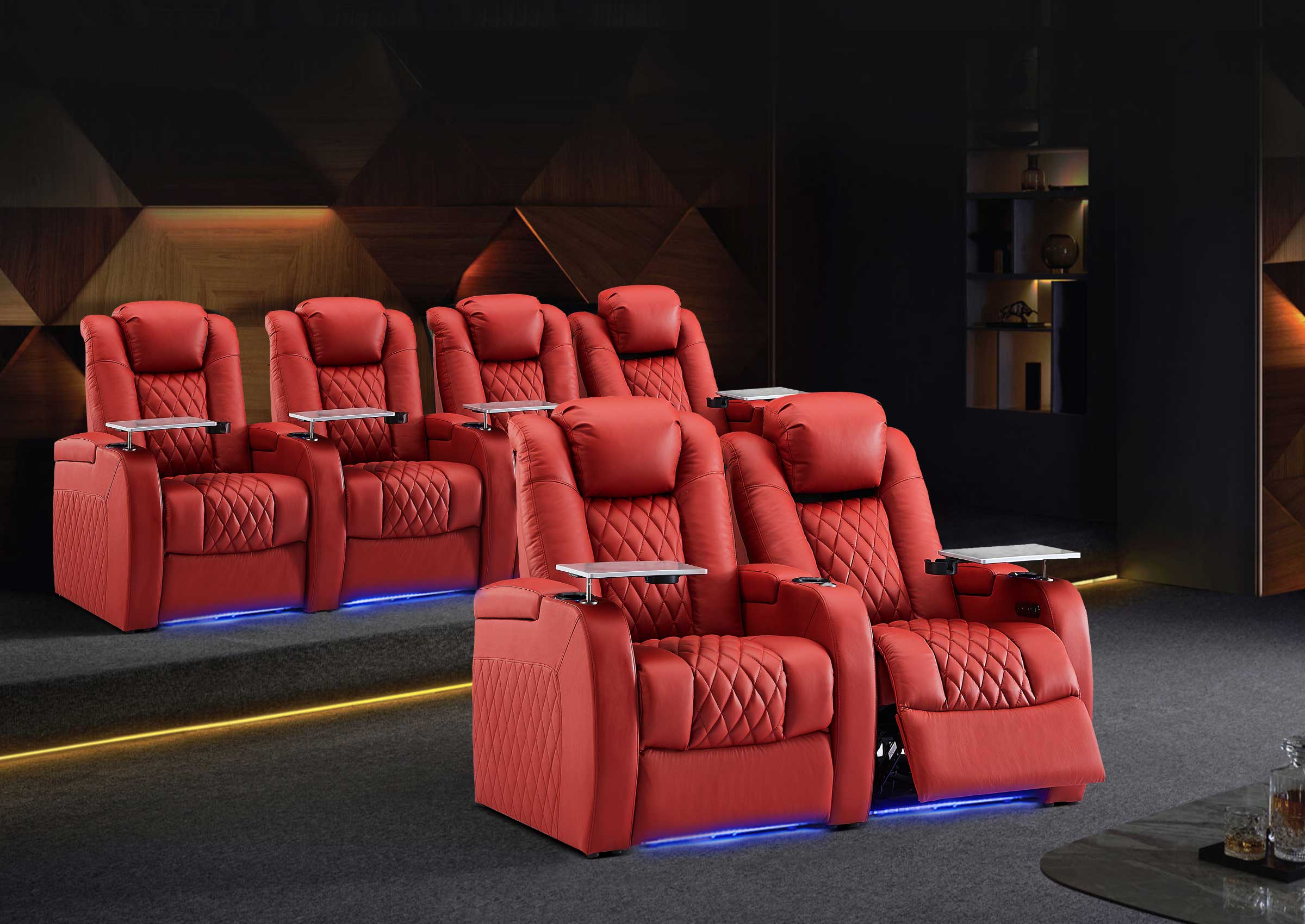 Luxury Series 5 seat Movie Theater Sofa