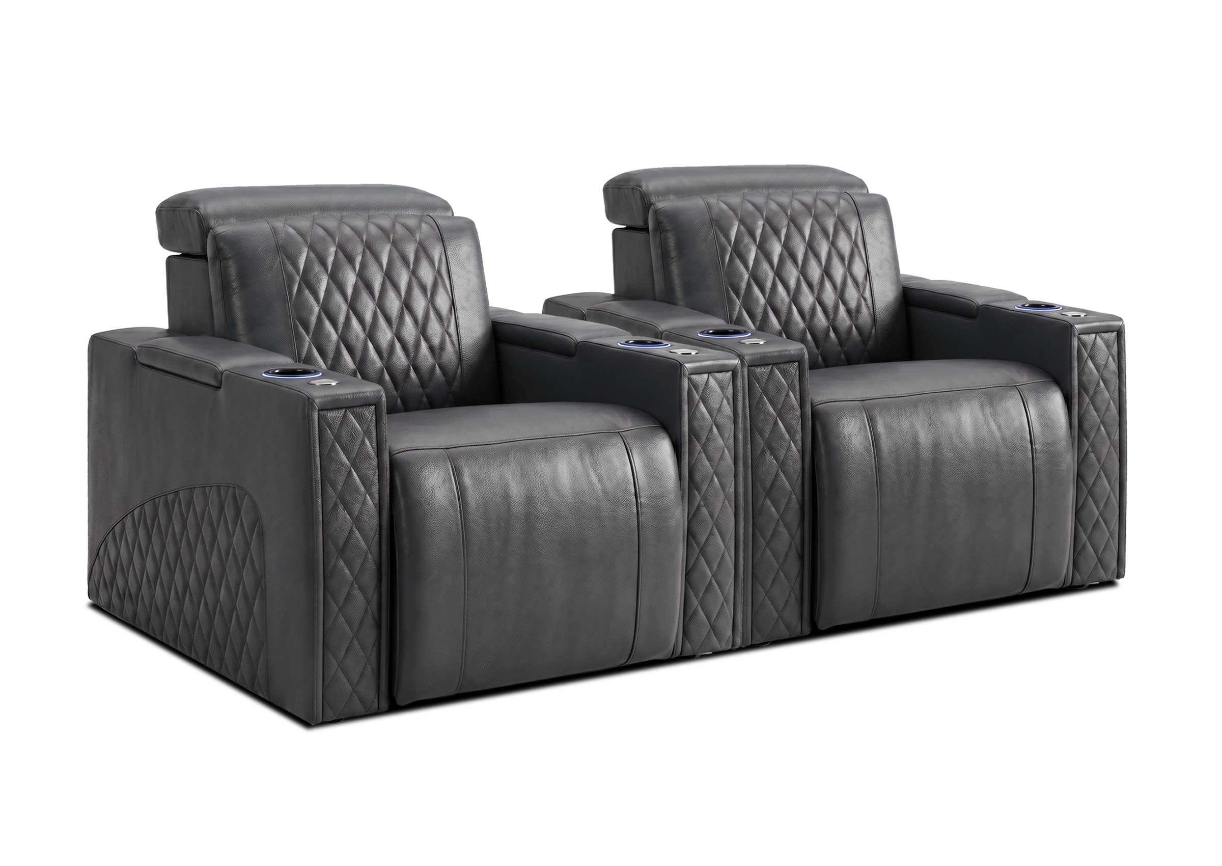 Weilianda RegalNex Series 2-Seater Wall Hugger Recliner | Low-Profile Back