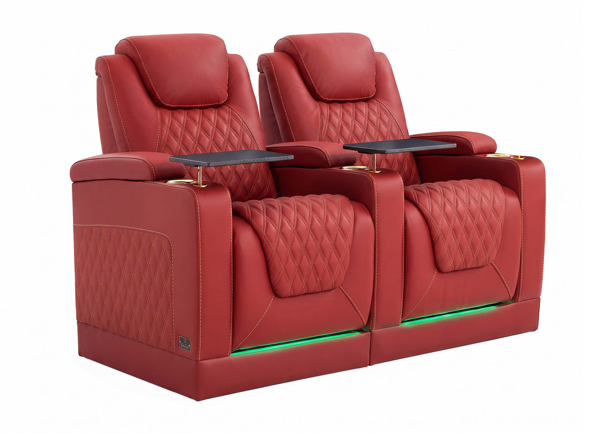 Weilianda Chic Riser Series 2-Seat Power Recliner | Adjustable Headrest & Footrest