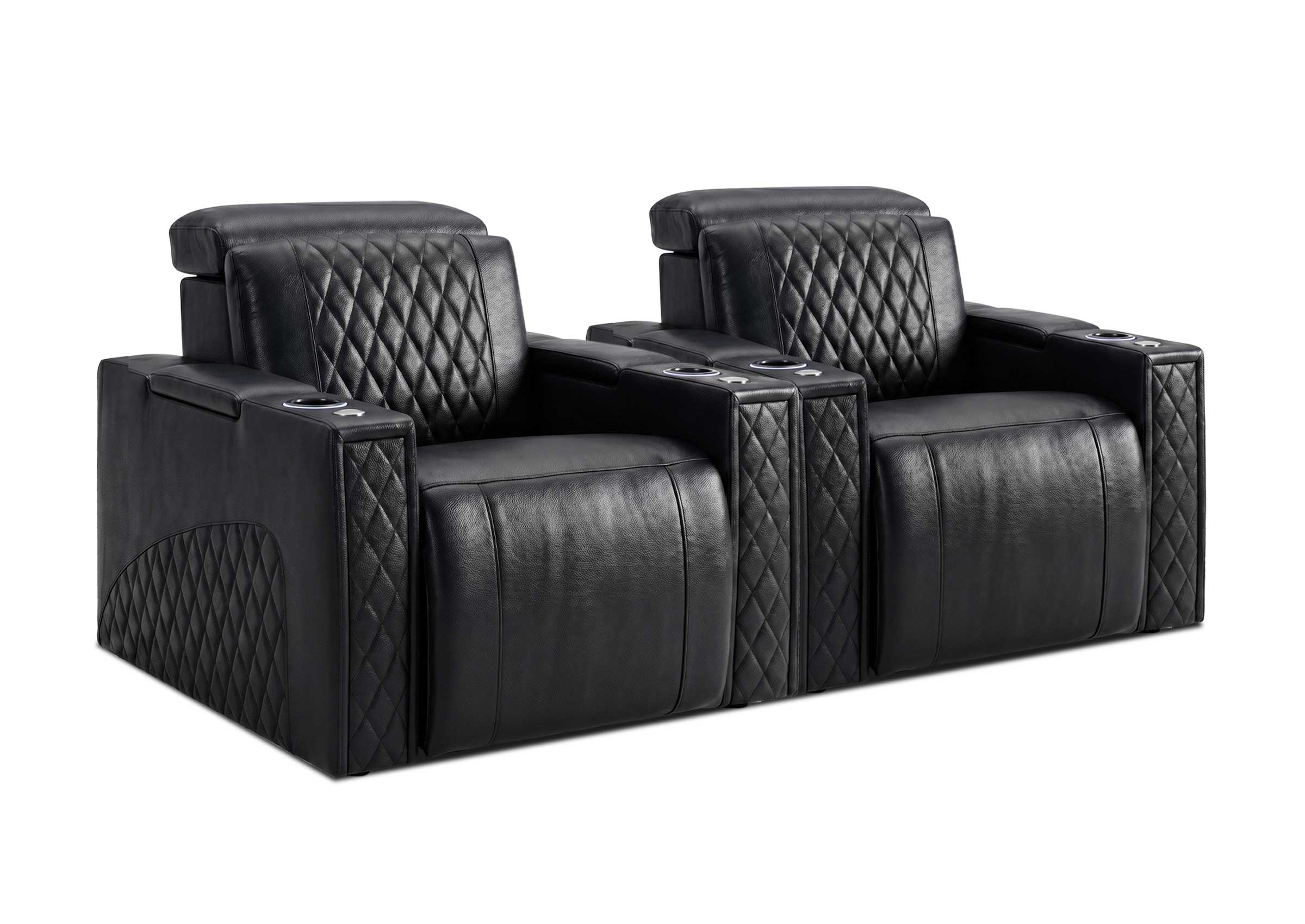 Weilianda RegalNex Series 2-Seater Wall Hugger Recliner | Low-Profile Back