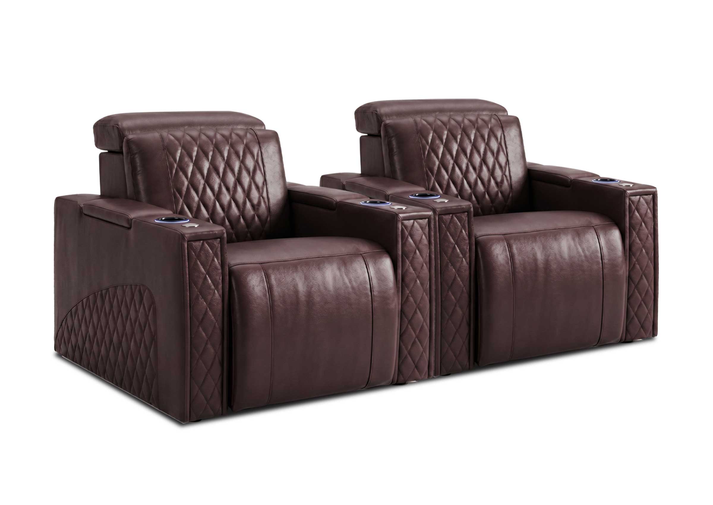 Weilianda RegalNex Series 2-Seater Wall Hugger Recliner | Low-Profile Back
