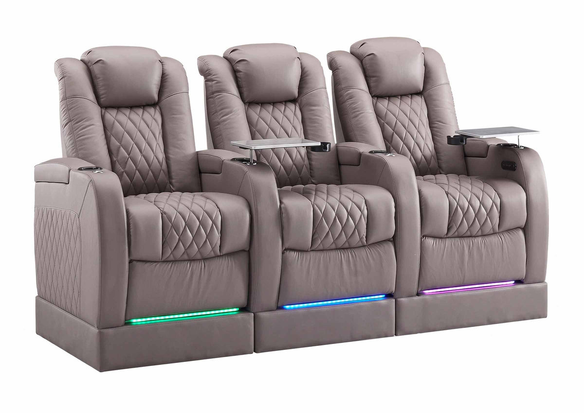 Weilianda FortLux Riser Series Three Seat Leather Recliner | Zero Gravity Seating