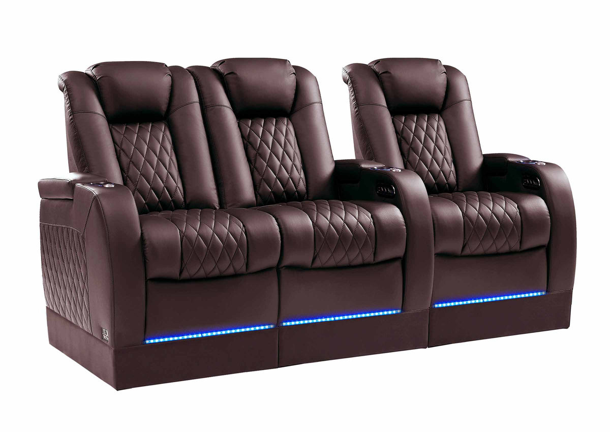 Weilianda FortLux Riser Series Three Seat Leather Recliner | Zero Gravity Seating