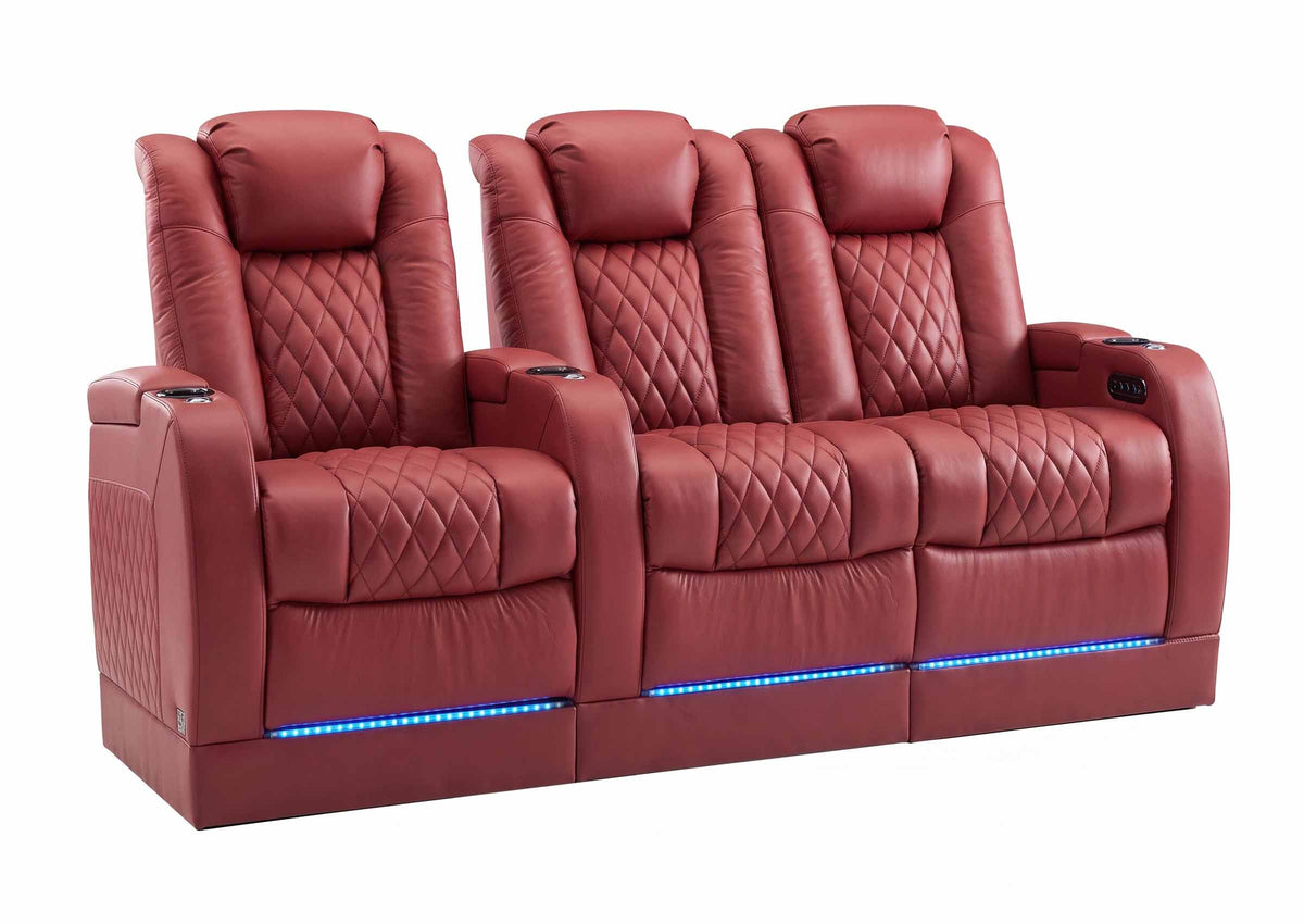 Weilianda FortLux Riser Series Three Seat Leather Recliner | Zero Gravity Seating