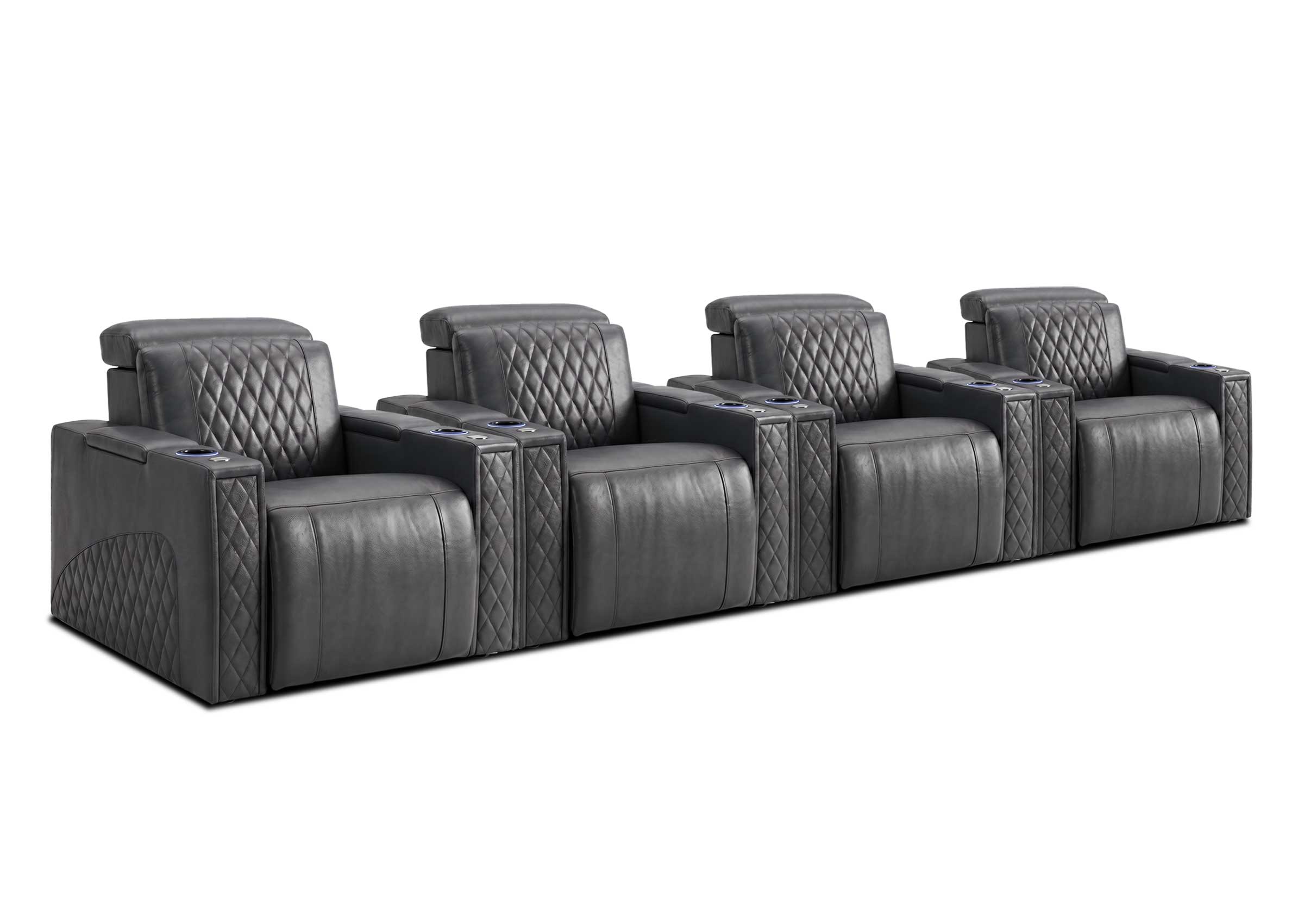 Weilianda RegalNex Series 4-Seater Media Recliner Sofa | Wall Hugger Seating
