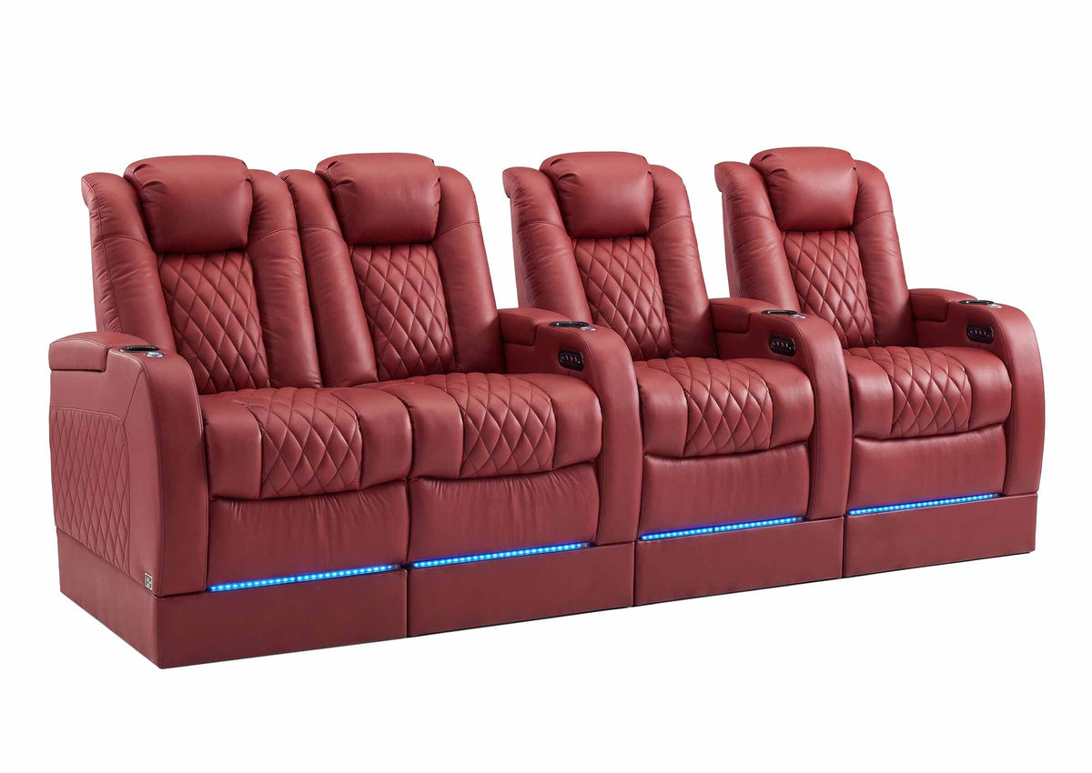 Weilianda FortLux Riser Series 4-seat Home Cinema Sofa | 7 Color LED Lighting