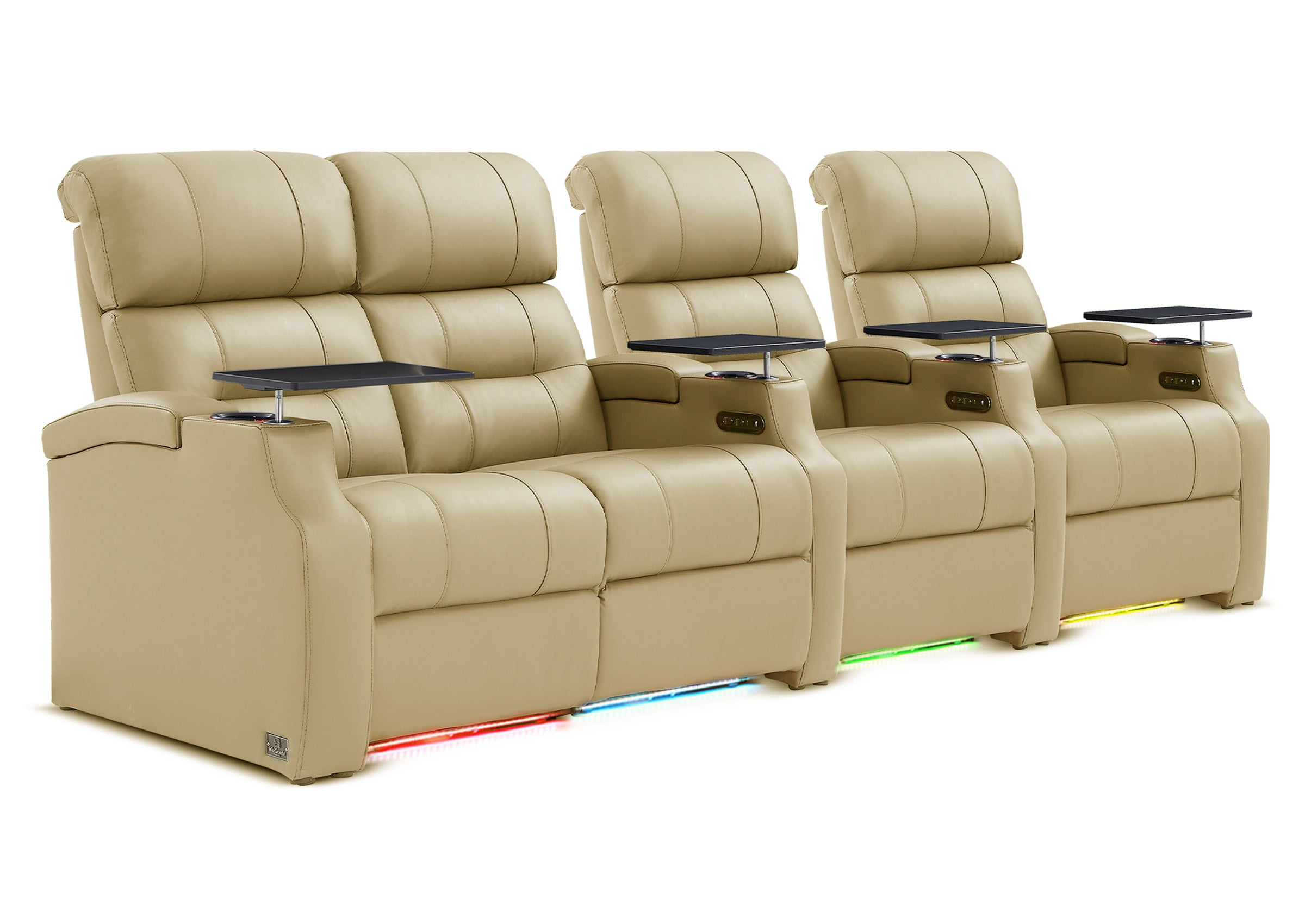 Weilianda Vanguard Series Movie Room Recliner Sofa 4 Seats