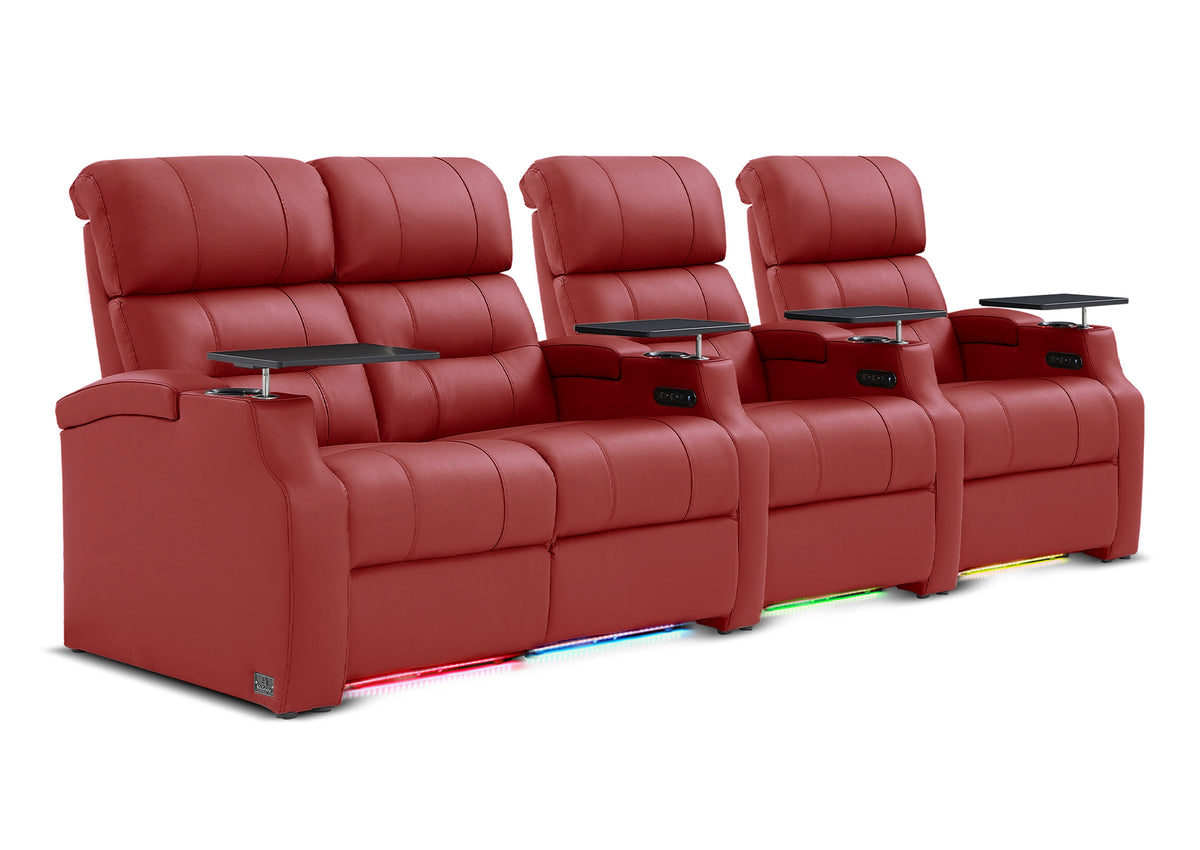 Weilianda Vanguard Series Movie Room Recliner Sofa 4 Seats