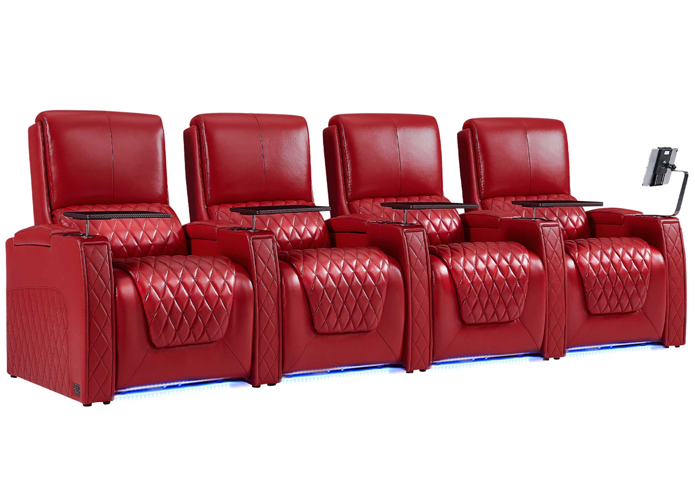 OPENED BOX-CLOSEOUT! Power Home Theater Sofa with Zero Gravity & Adjustable Headrest