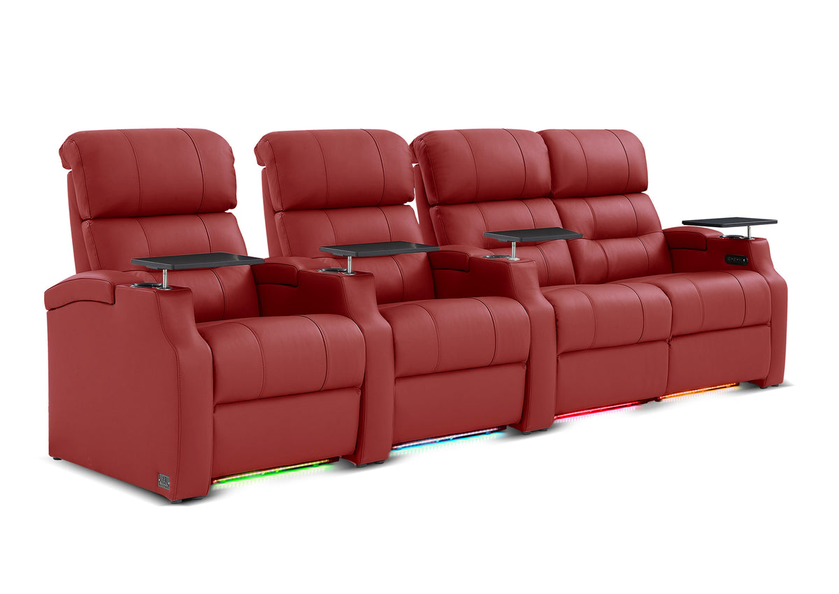 Weilianda Vanguard Series Movie Room Recliner Sofa 4 Seats